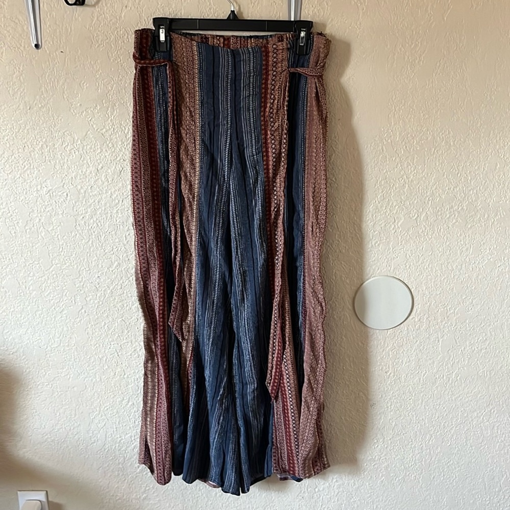 Linen style boho pants